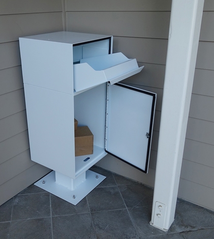 Pedestal Mounted “Deposit” Delivery Vault